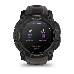 Умные часы Garmin Instinct 3 50mm AMOLED, Black, Charcoal Band, 010-03020-00