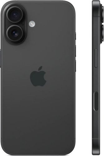 Смартфон Apple iPhone 16, 128GB, Black | Черный