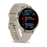 Умные часы Garmin Venu 3S, Soft Gold/Gray, 010-02785-02