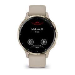 Умные часы Garmin Venu 3S, Soft Gold/Gray, 010-02785-02