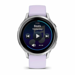 Умные часы Garmin Venu 4 41mm, Silver/Purple, 010-03013-01