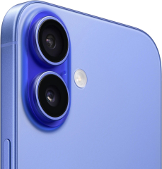 Смартфон Apple iPhone 16, 256GB, Ultramarine | Синий