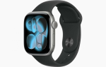 Умные часы Apple Watch Series 11 42mm, Space Gray Aluminium Case, M/L Black Sport Band