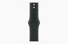 Умные часы Apple Watch Series 11 46mm, Jet Black Aluminium Case, M/L Black Sport Band