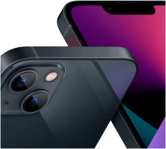 Смартфон Apple iPhone 13 mini, 256GB, Midnight | Тёмная ночь